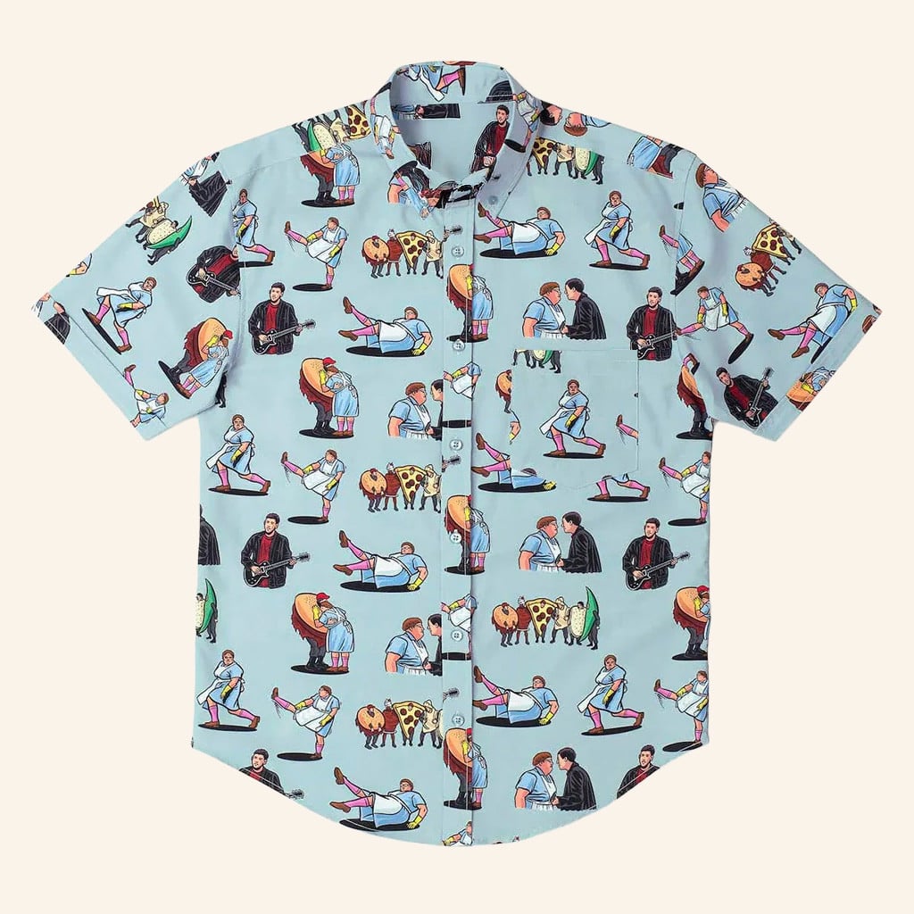 Saturday Night Live Merch SNL 50 x RSVLTS Lunch Lady Land Button Up Shirt Best Gifts For Fans - WearandDecor - Tazila