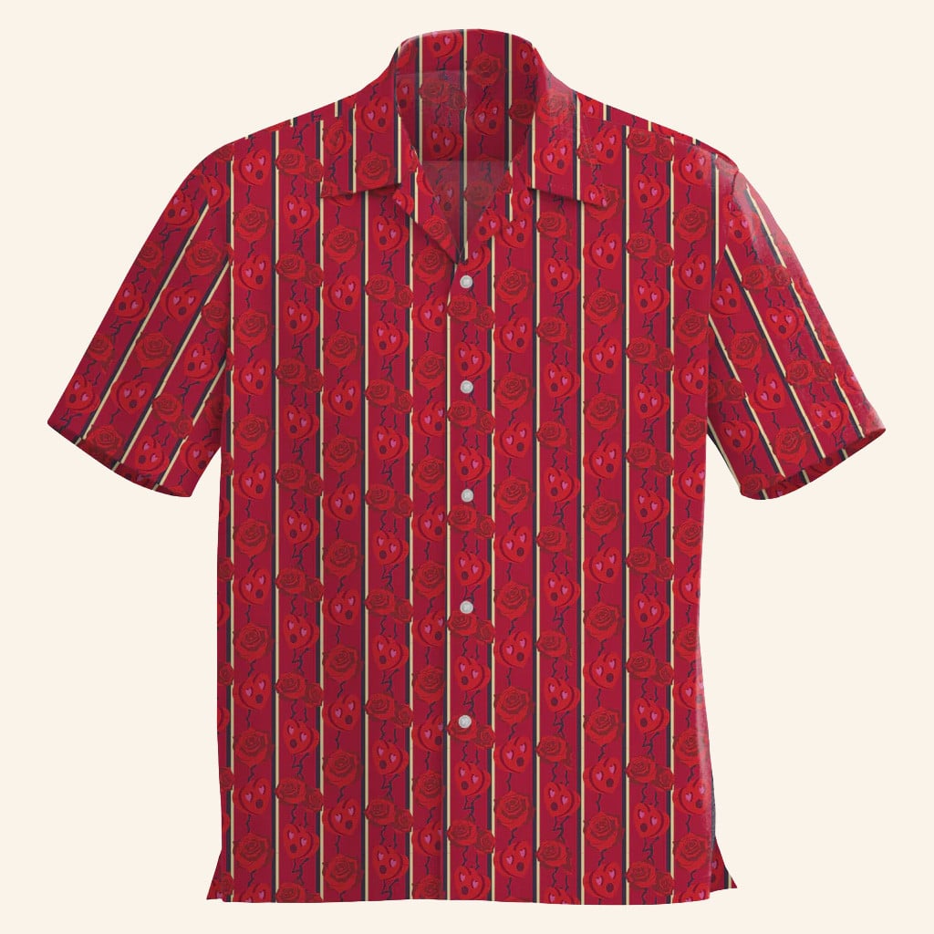 Persona Merch Persona 5 Royal Carmen Button Up Short Sleeve Shirt Birthday Gift For Husband - WearandDecor - Tazila