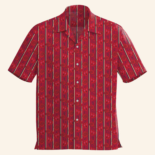 Persona Merch Persona 5 Royal Carmen Button Up Short Sleeve Shirt Birthday Gift For Husband - WearandDecor - Tazila
