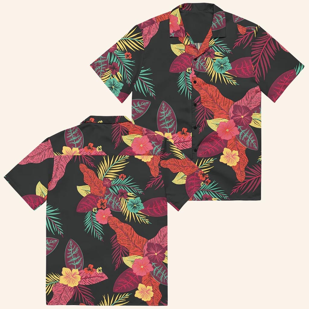 One Piece Merch Luffy Button Up Shirt Luffy Cosplay Costume Hawaiian Shirt Gifts For Anime Fans - WearandDecor - Tazila