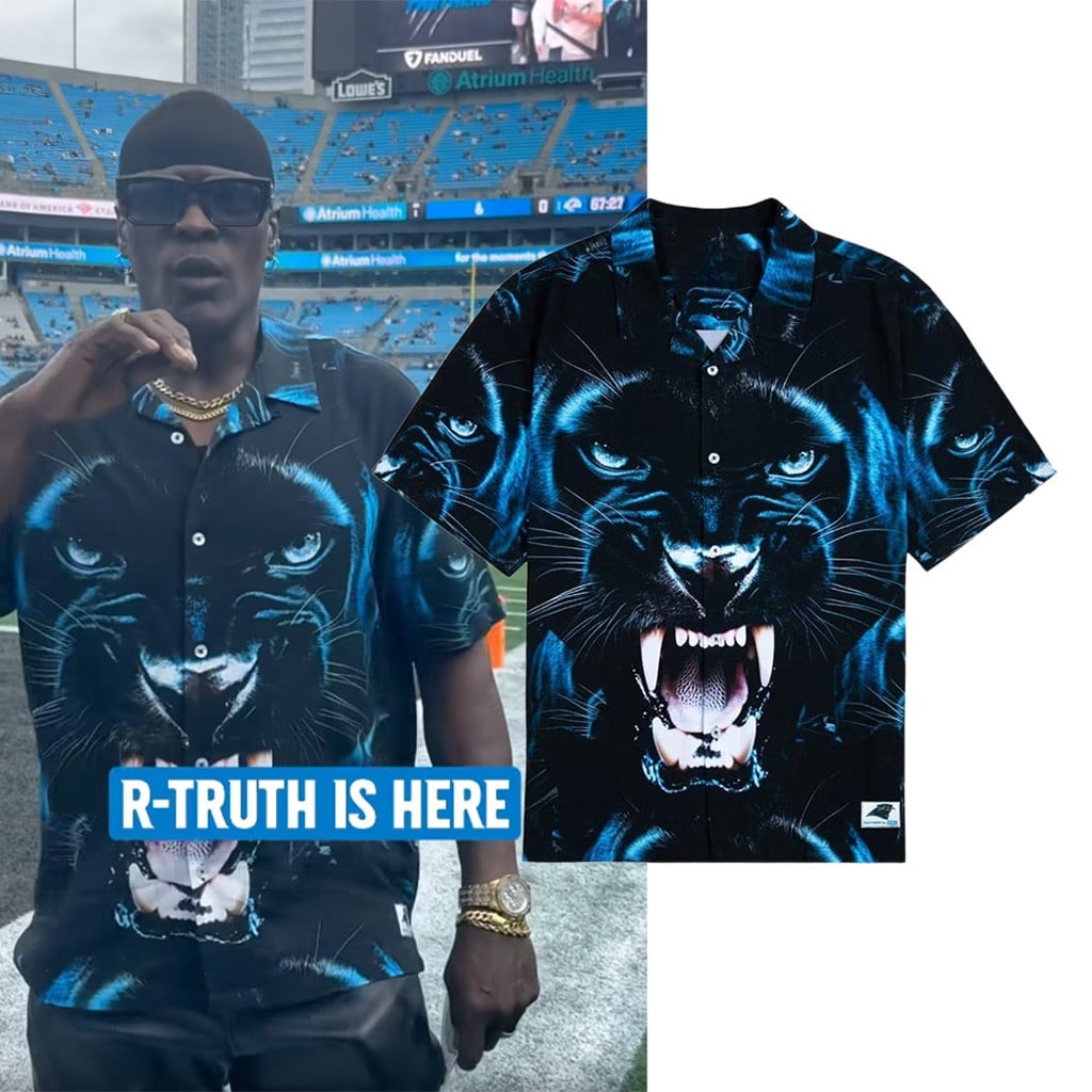 R Truth Golf Wang Carolina Football Rayon Hawaiian Shirt Birthday Present For Husband - WearandDecor - Tazila