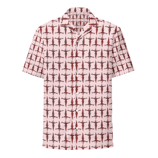 NoClaws Deadpool Hawaii Shirt Marvel Deadpool As Marvel Jeus Pattern Hawaiian Shirt Pink Unisex
