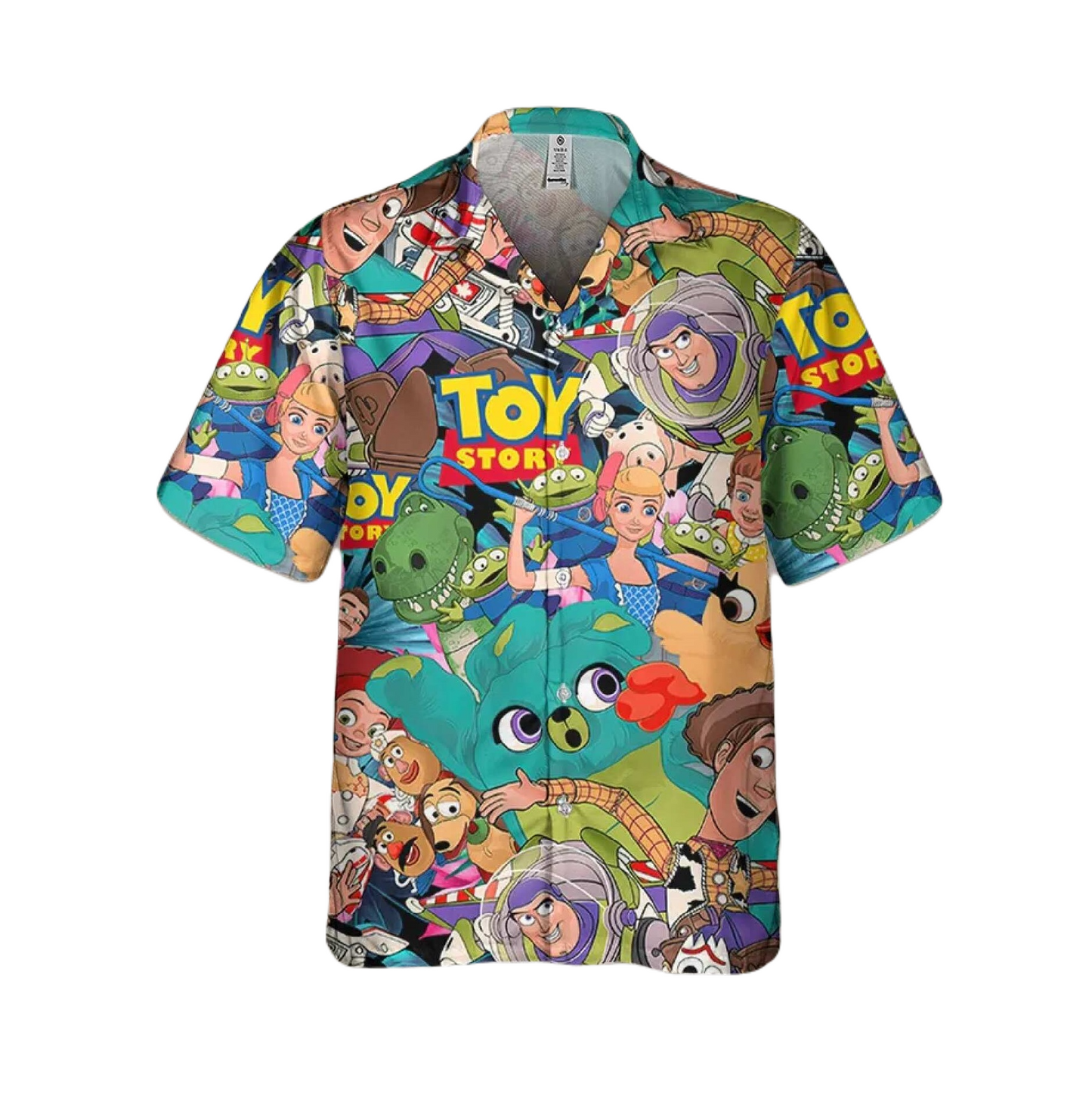 Toy Story Hawaii Shirt Disney All Of Toy Story Characters Doodle Graphic Hawaiian Shirt Colorful Unisex