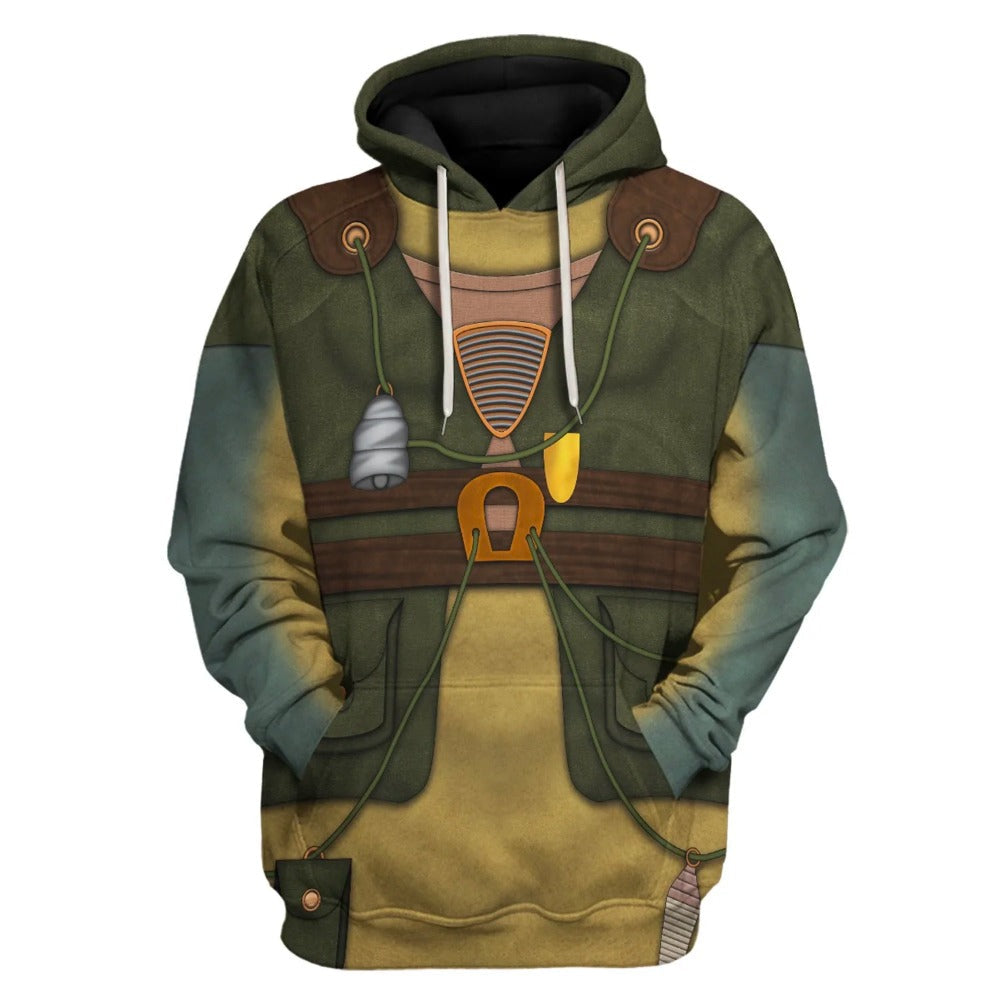 SW Hoodie Watto Costume SW Cosplay T-shirt Colorful Unisex Adults