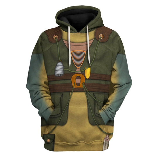 SW Hoodie Watto Costume SW Cosplay T-shirt Colorful Unisex Adults