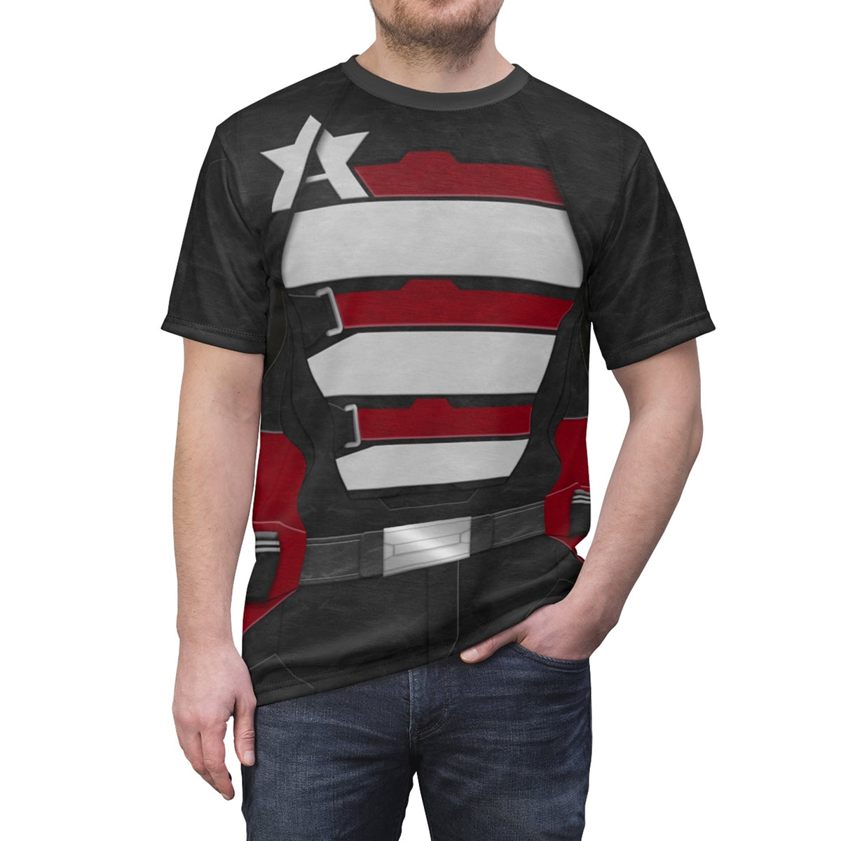 US Agent The Falcon And The Winter Soldier Costume T-Shirt