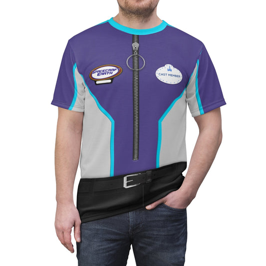 Epcot Spaceship Merch Uniform Costume T-shirt For Men