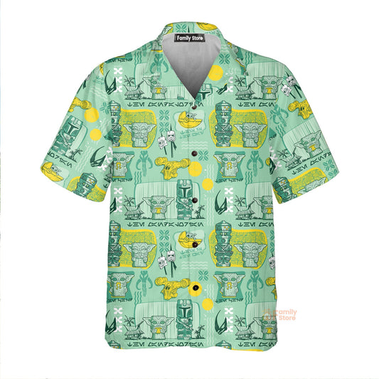 Stwa Tiki Tropical Hawaiian Shirt