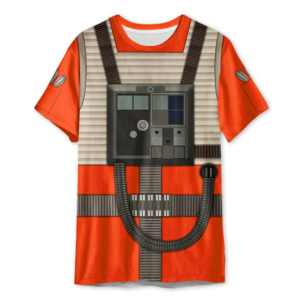 Stwa Rebel Pilot Cosplay - 3D T-shirt For Fans
