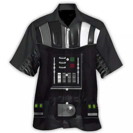 NoClaws Star Wars Hawaii Shirt Star Wars Darth Vader Suit Costume Hawaiian Shirt Black Unisex