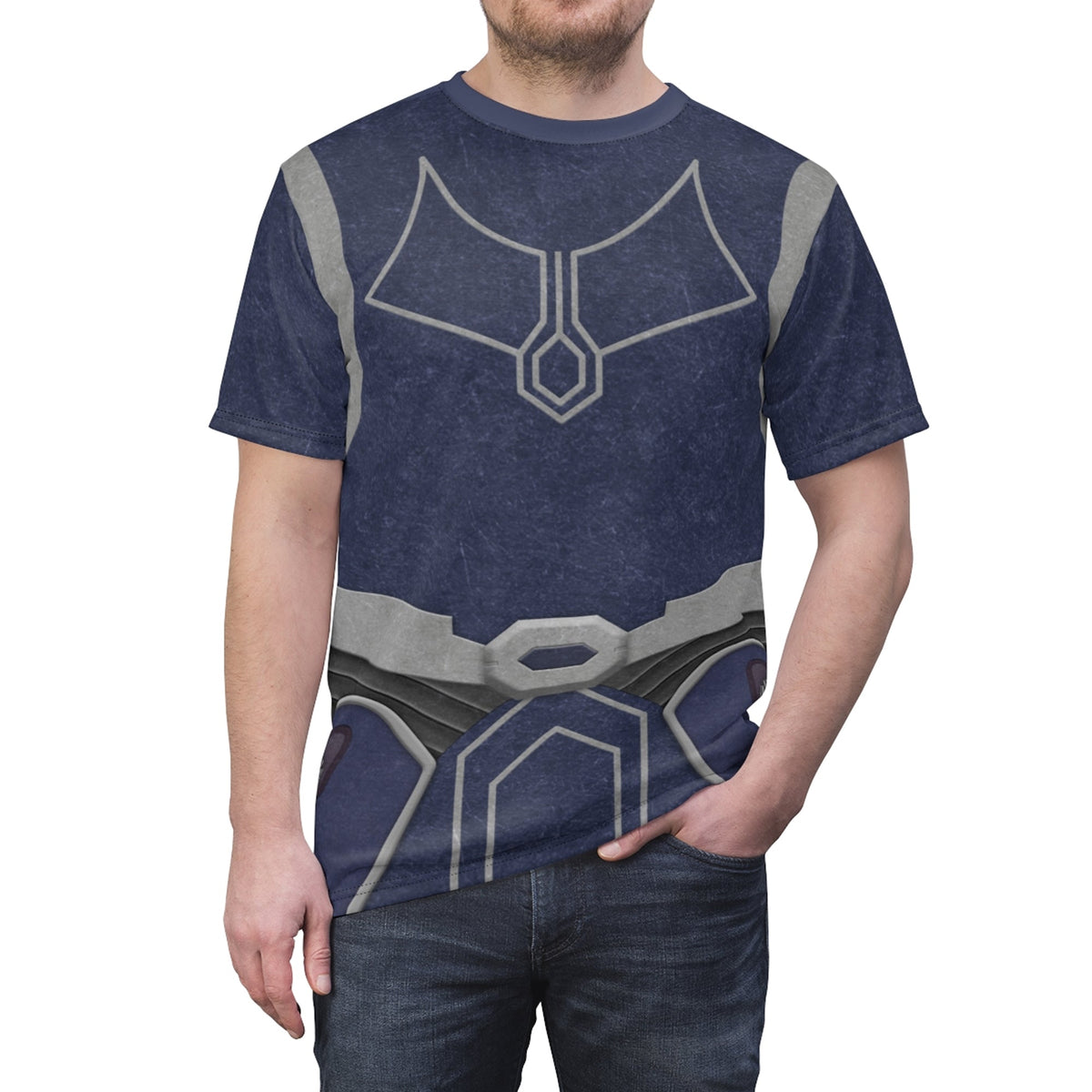 Ahsoka Tano Blue The Clone Wars Costume T-shirt For Men