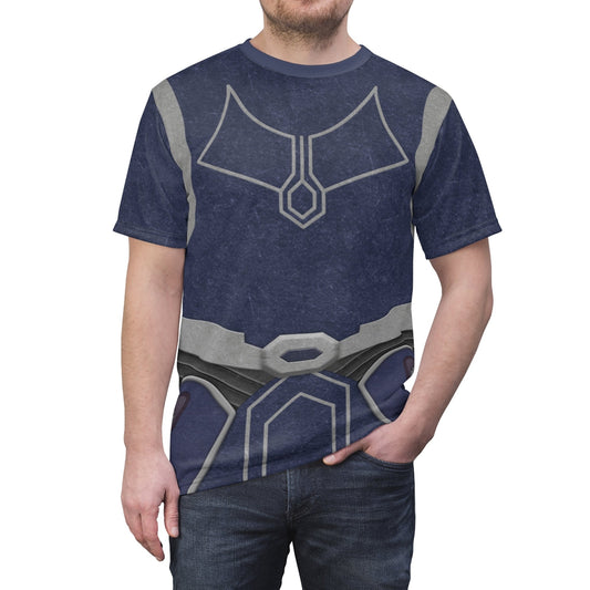 Ahsoka Tano Blue The Clone Wars Costume T-shirt For Men