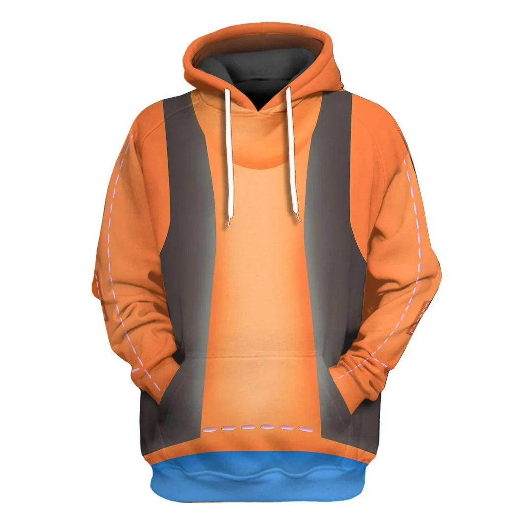 DN Hoodie DN Character Goofy Costume T-shirt Orange Unisex Adults New Release