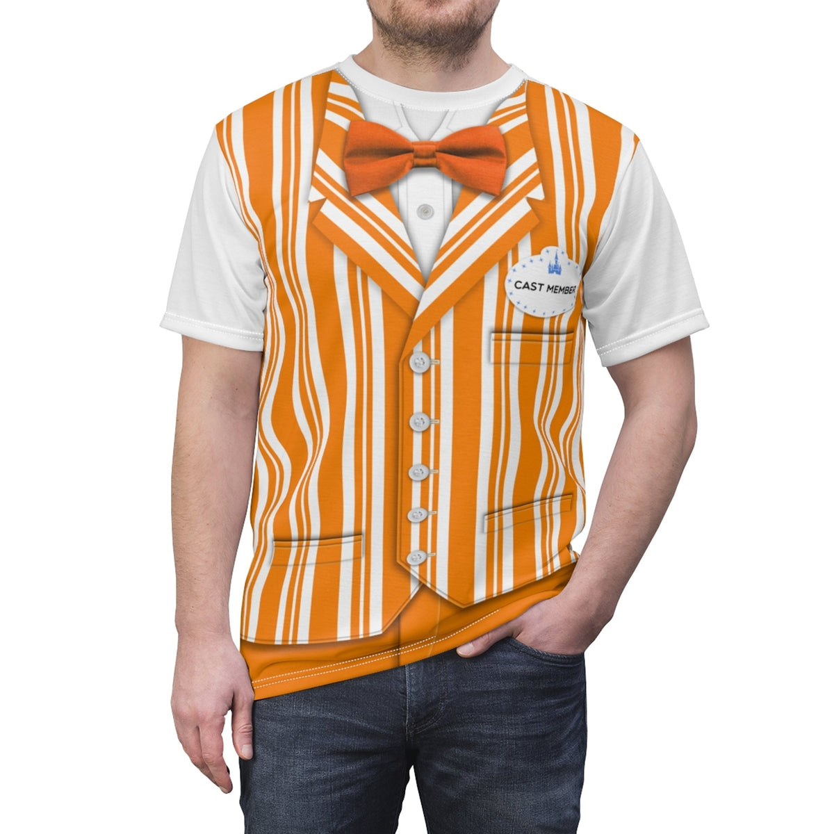 Orange The Dapper Dans Costume T-shirt For Men