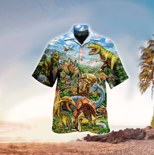 NoClaws Jurassic Park Hawaiian Shirt Dinosaurs Jurassic World Vintage Hawaii Shirt Jurassic Park Aloha Shirt