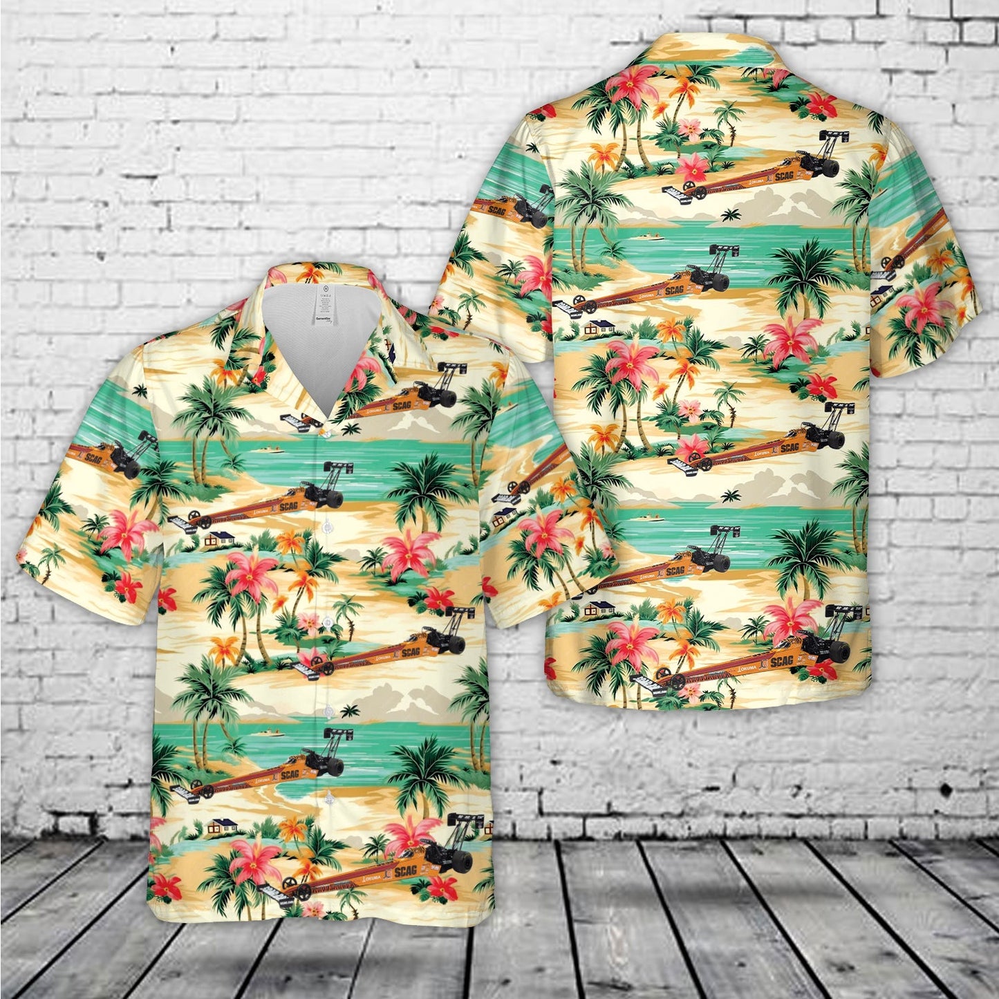 2022 NHRA Funny Car TFD (Top Fuel Dragster) SCAG Hawaiian Shirt