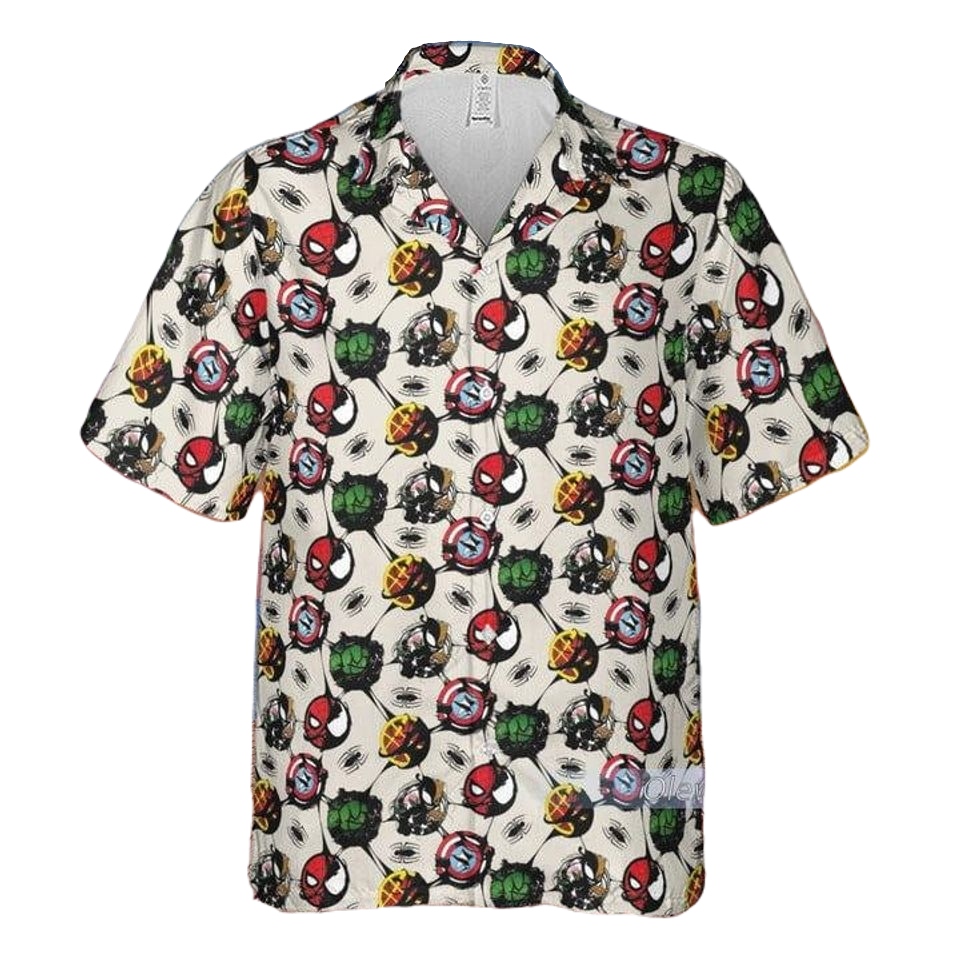 Venom Hawaii Shirt Disney Venom With Characters Symbols Pattern Hawaiian Shirt Colorful Unisex