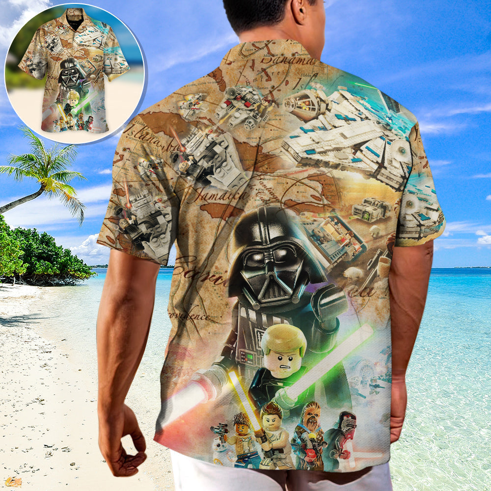 Star wars Lego Pirate Vintage Ship - Hawaiian Shirt