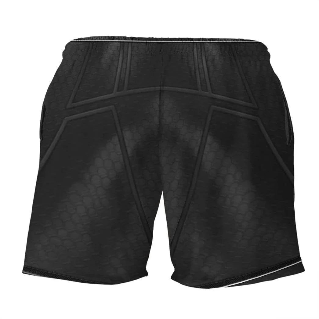 Batman Shorts the Batman Suit Costume Beach Shorts Black