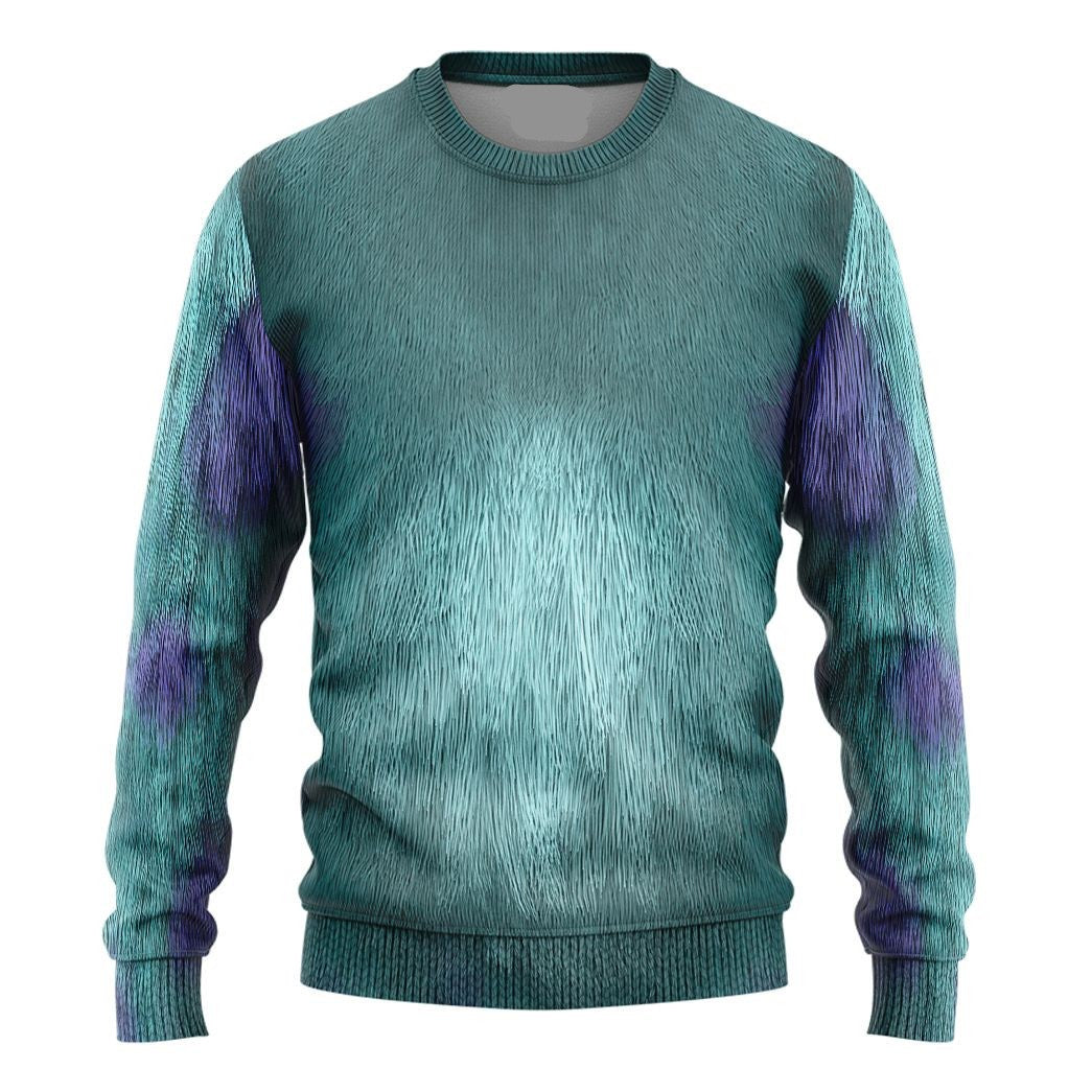 DN Hoodie Sully Monsters Inc Costume T-shirt Blue Unisex Adults New Release