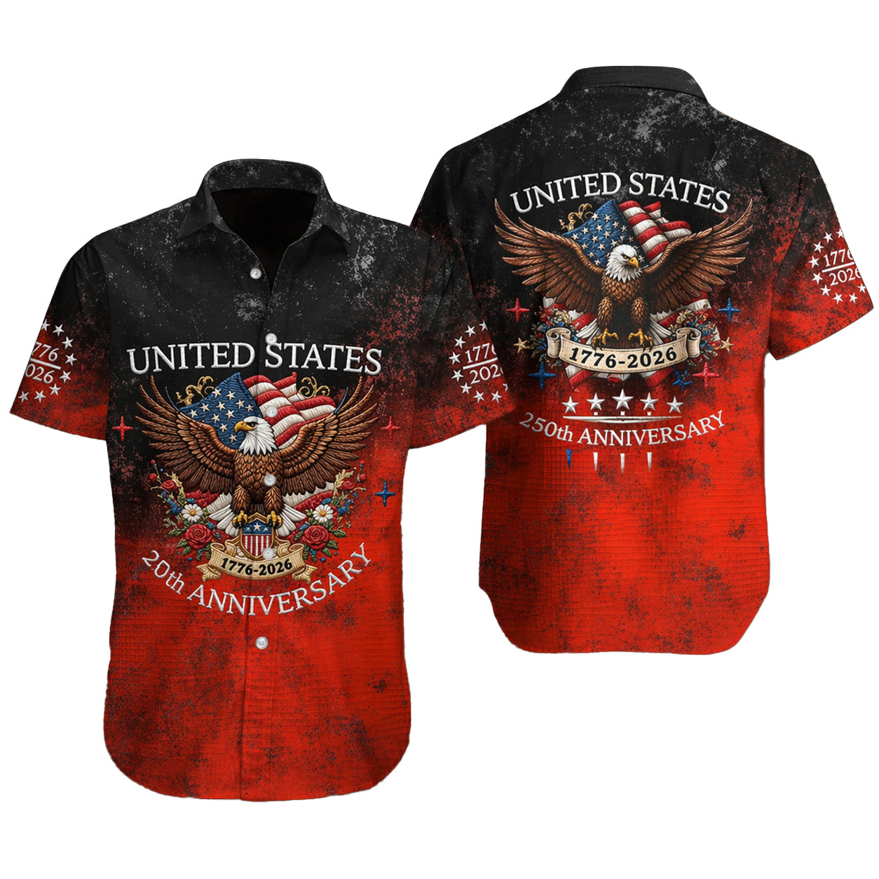USA Eagle 250th Anniversary Hawaii Shirt Patriotic 1776-2026
