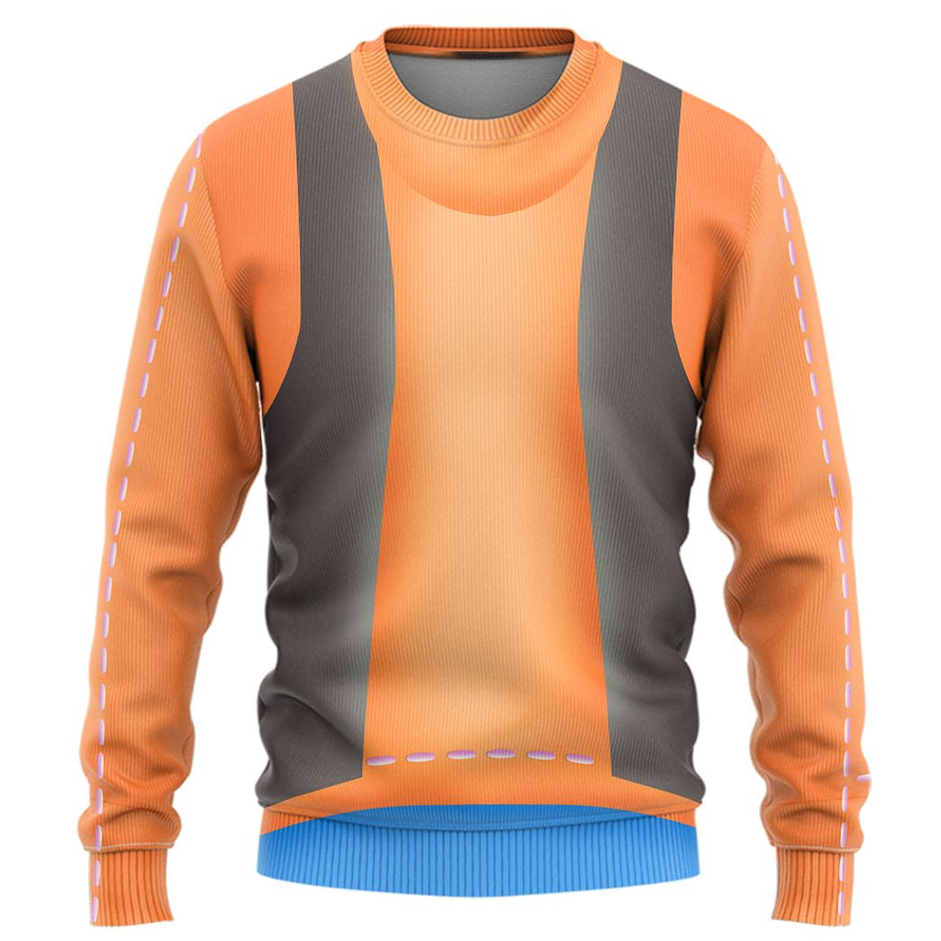 DN Hoodie DN Character Goofy Costume T-shirt Orange Unisex Adults New Release