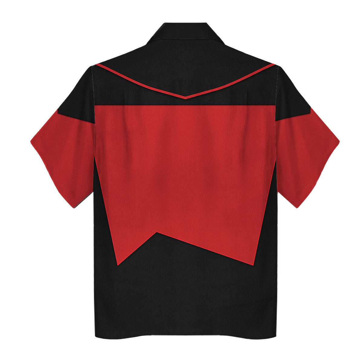 SaTr Picard The Next Generation Red Cool Cosplay Costume - Hawaiian Shirt