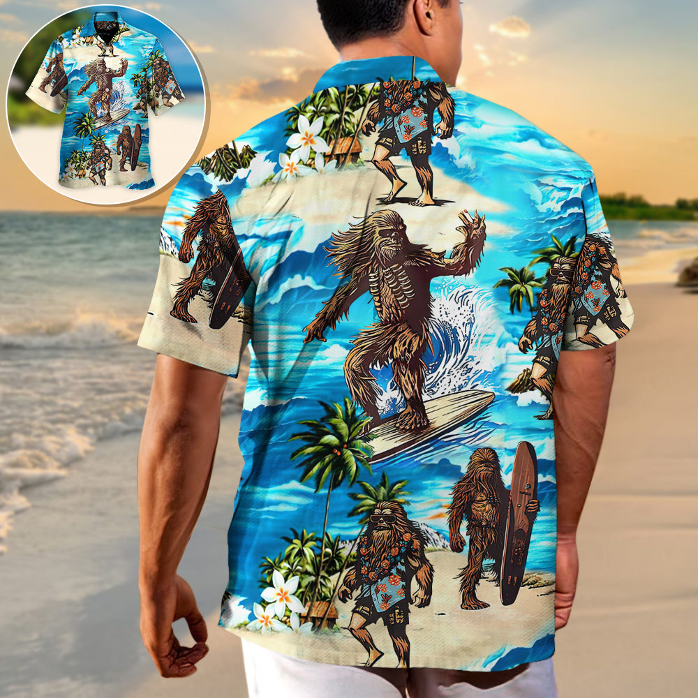 Starwars Chewbacca Surfing - Hawaiian Shirt For Men, Women, Kids