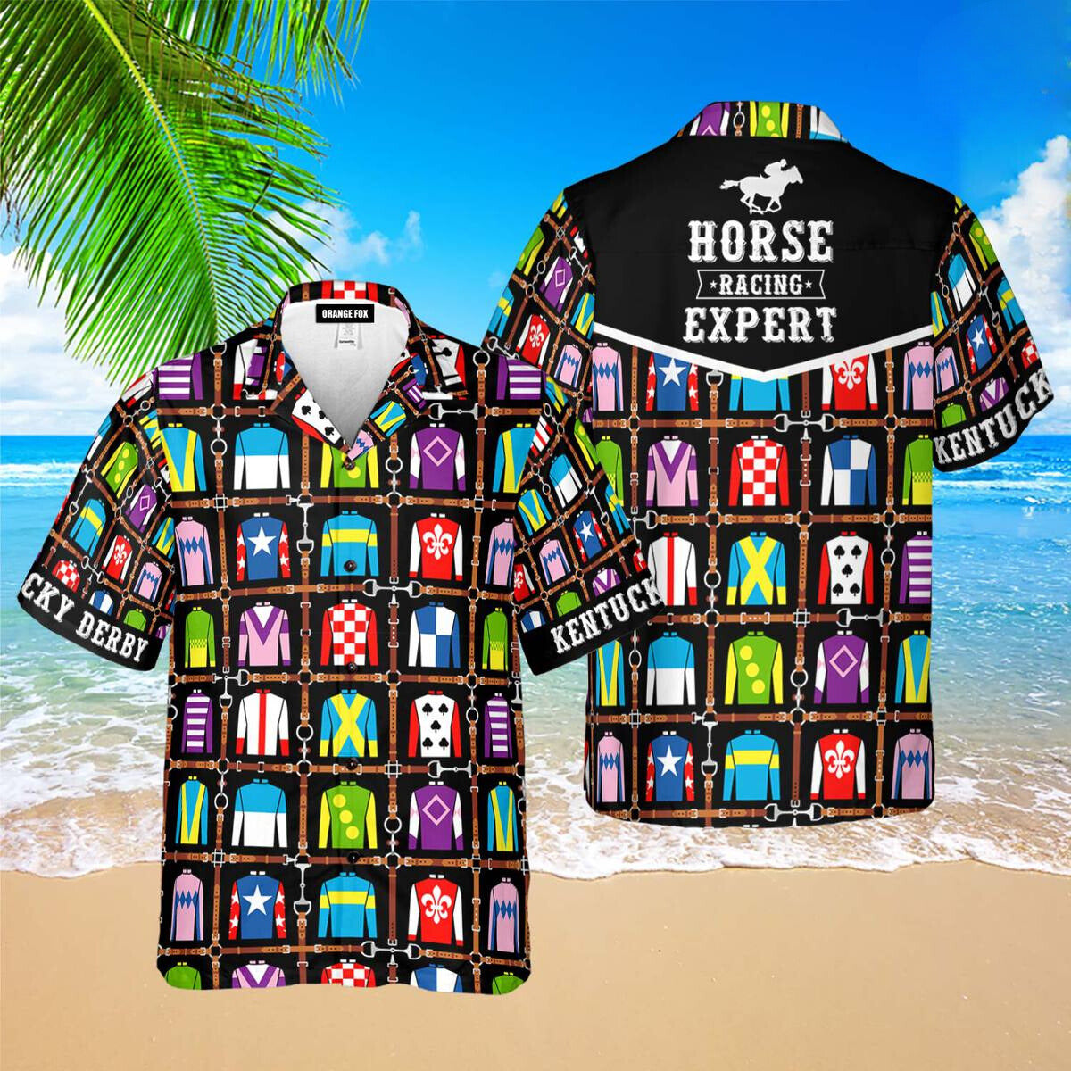 Horse Racing Expert Colorful Jockey Uniform Kentucky Derby - Hawaiian Shirt