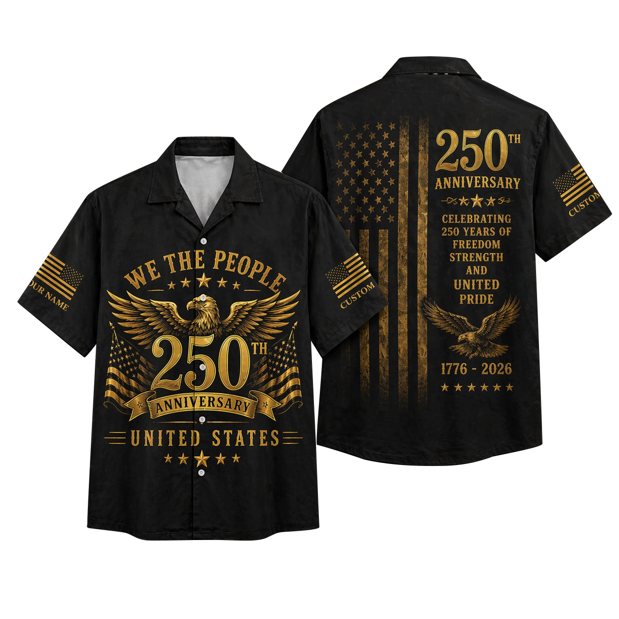We The People 250th Anniversary Hawaii Shirt USA Eagle 1776-2026 Patriotic