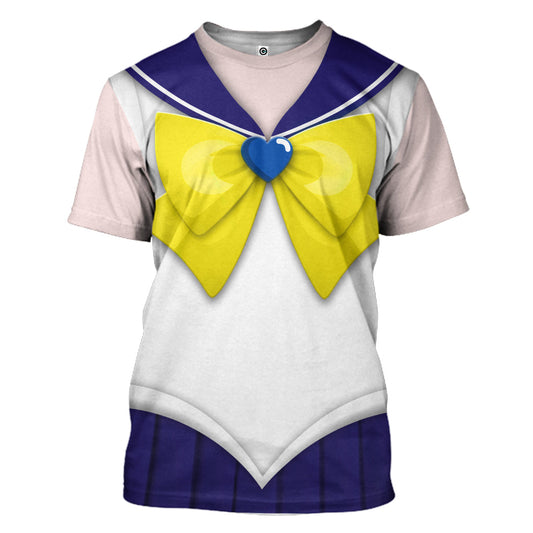 Sailor Uranus Costume Cosplay T-Shirt 3D