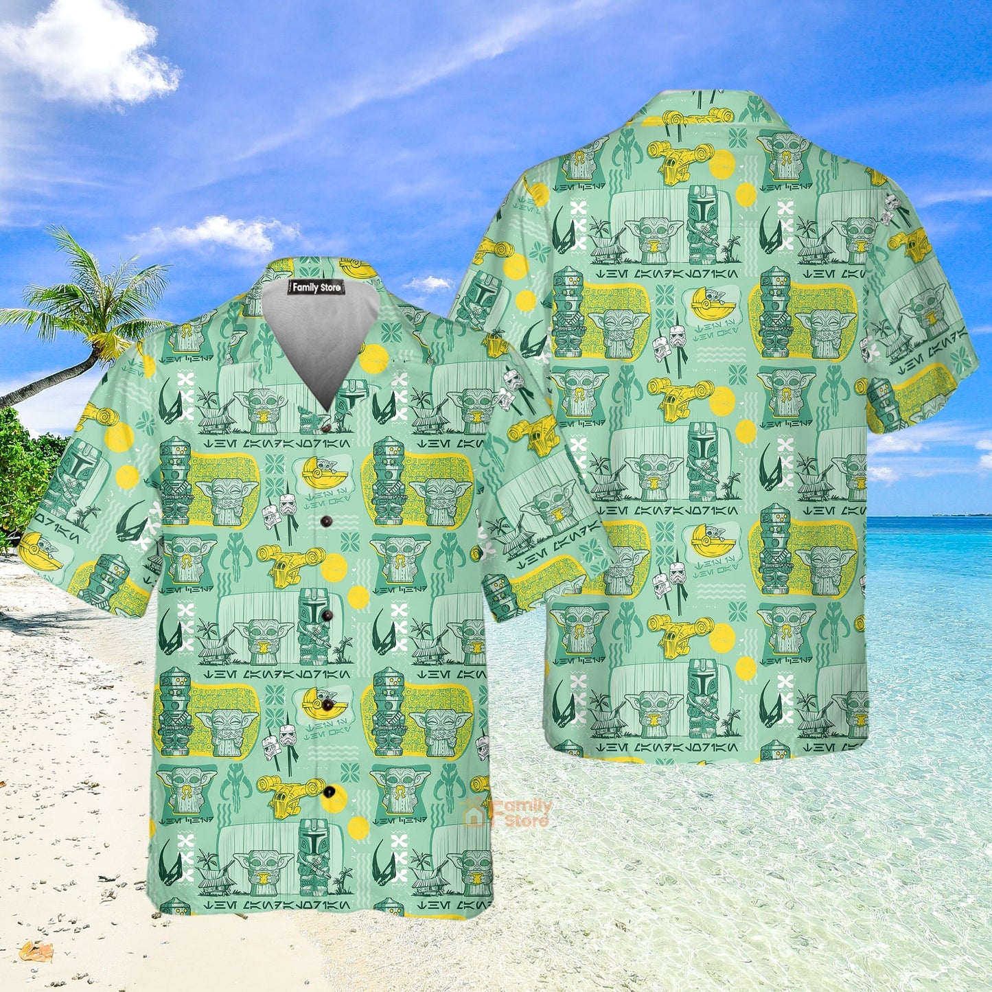 Stwa Tiki Tropical Hawaiian Shirt