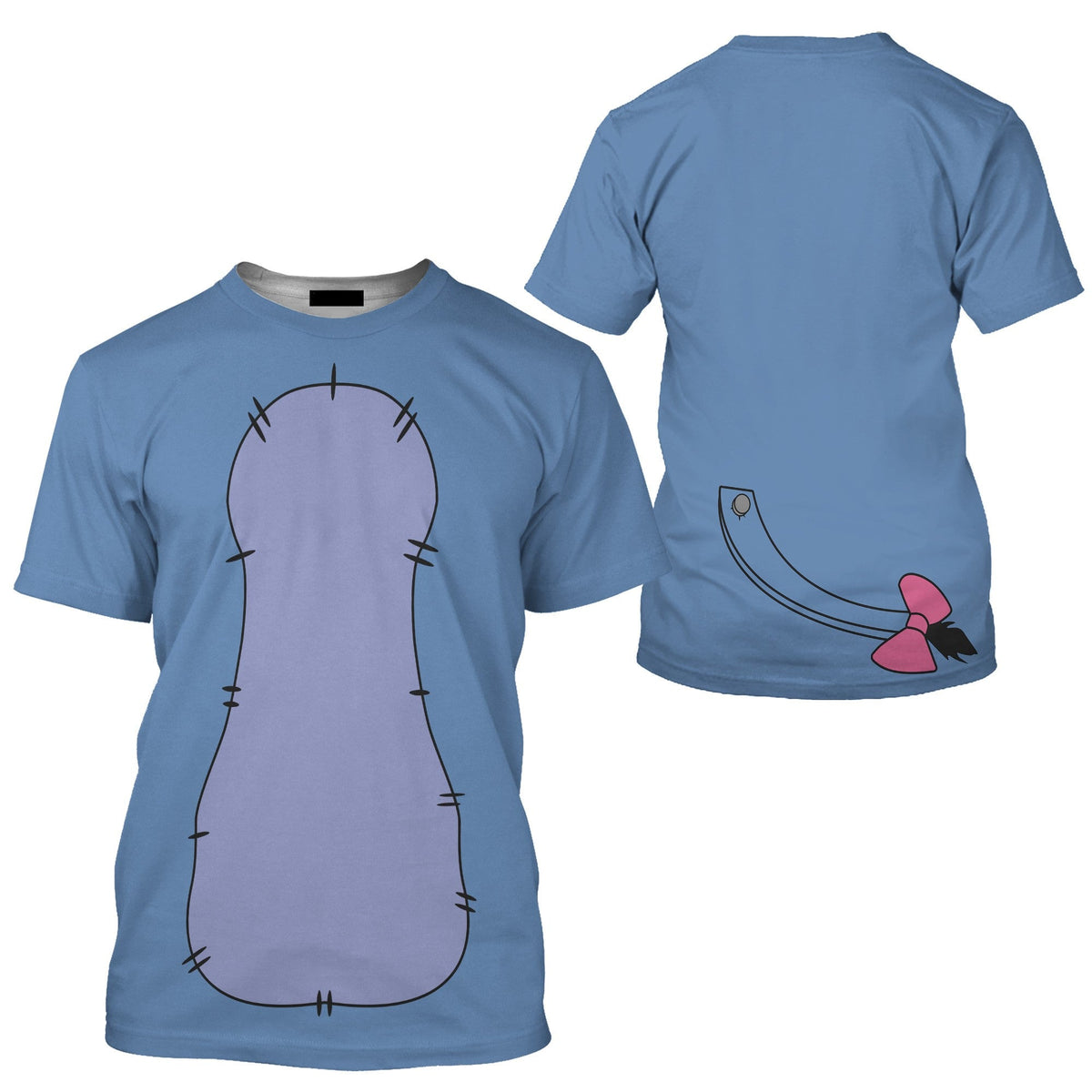 DN T-shirt Eeyore Winnie The Pooh Costume T-shirt Purple Unisex Adults New Release