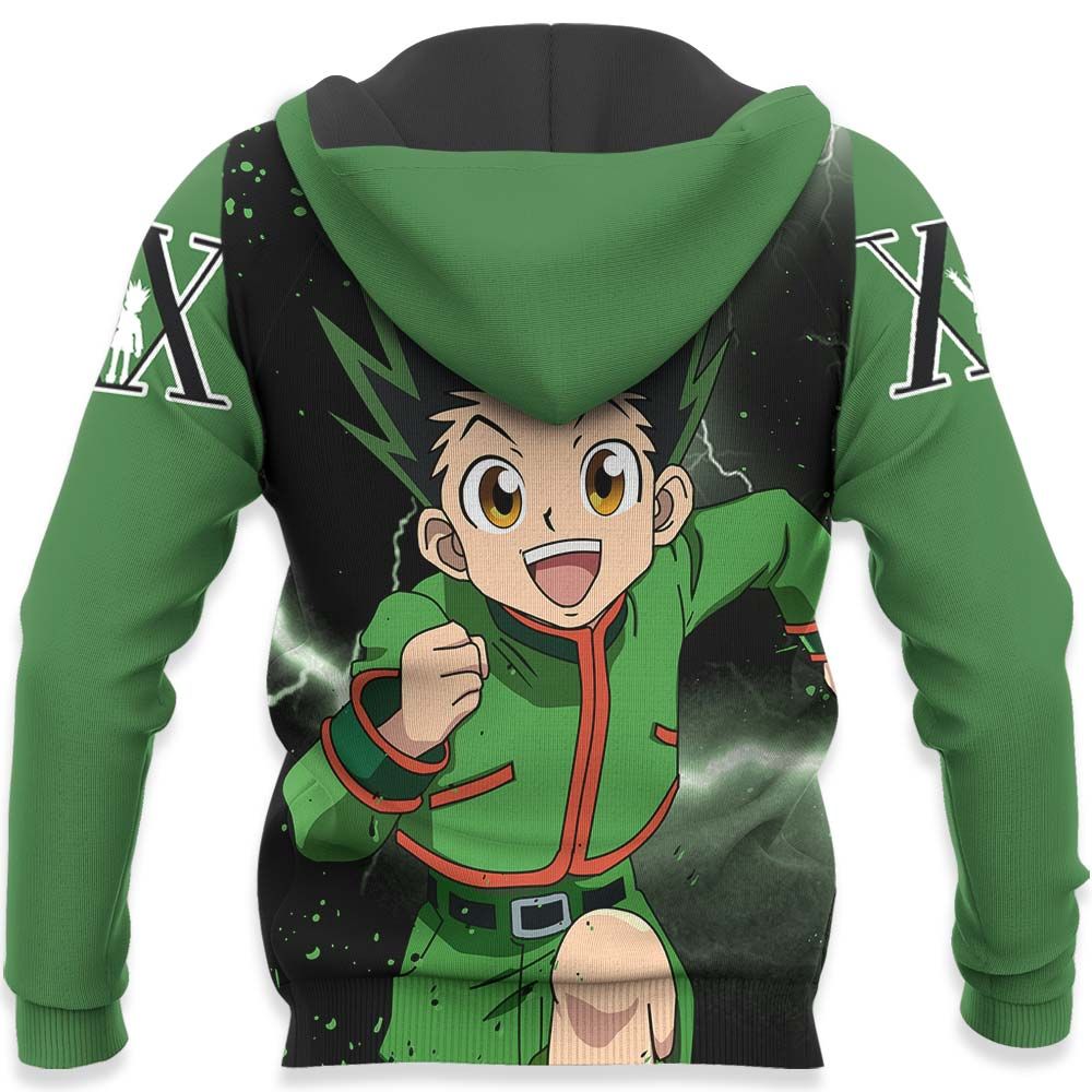 Hunter X Hunter Hoodie Gon Freecss X Green Hoodie Hunter X Hunter Merch Anime Hoodie
