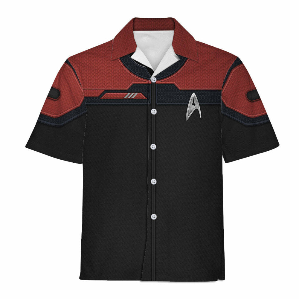 SaTr Standard Duty Uniform Command Division Cool Hawaiian Shirt