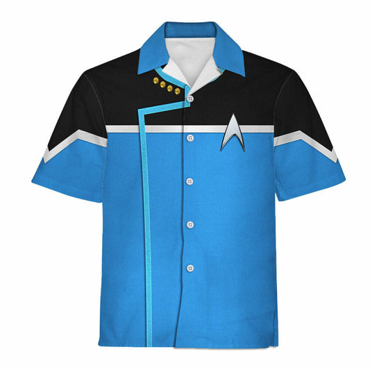 SaTr Dress Uniform Science Division Cool Hawaiian Shirt