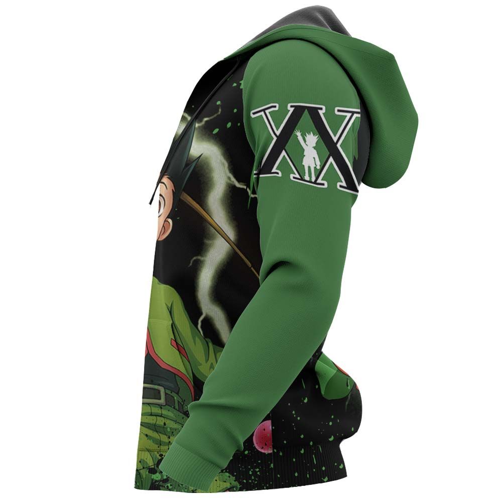 Hunter X Hunter Hoodie Gon Freecss X Green Hoodie Hunter X Hunter Merch Anime Hoodie