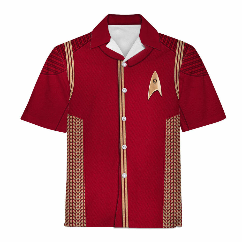 SaTr Operations Lieutenant Commander Brown Cool Hawaiian Shirt