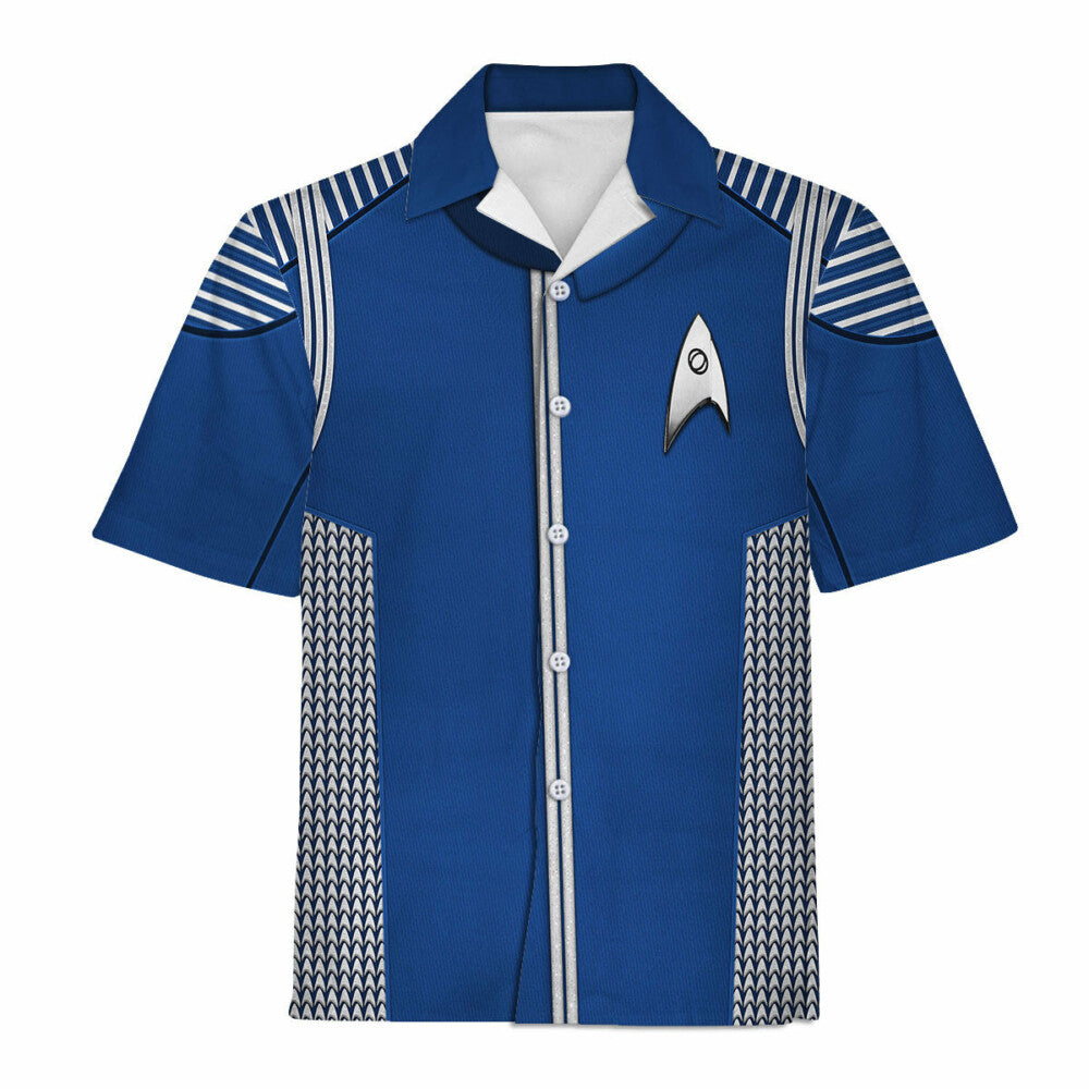 SaTr Discovery Uniform Gold Cool Hawaiian Shirt