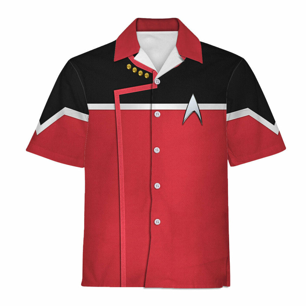 SaTr Dress Uniform Command Division Cool Hawaiian Shirt