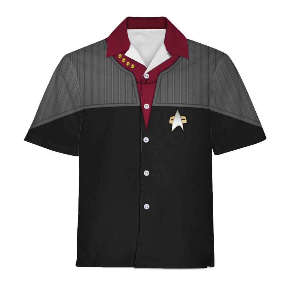 SaTr Standard Uniform 2370s Command Division Cool Hawaiian Shirt