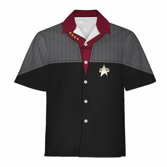 SaTr Standard Uniform 2370s Command Division Cool Hawaiian Shirt