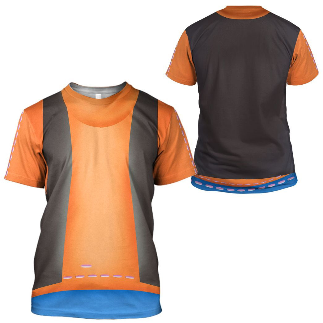 DN Hoodie DN Character Goofy Costume T-shirt Orange Unisex Adults New Release