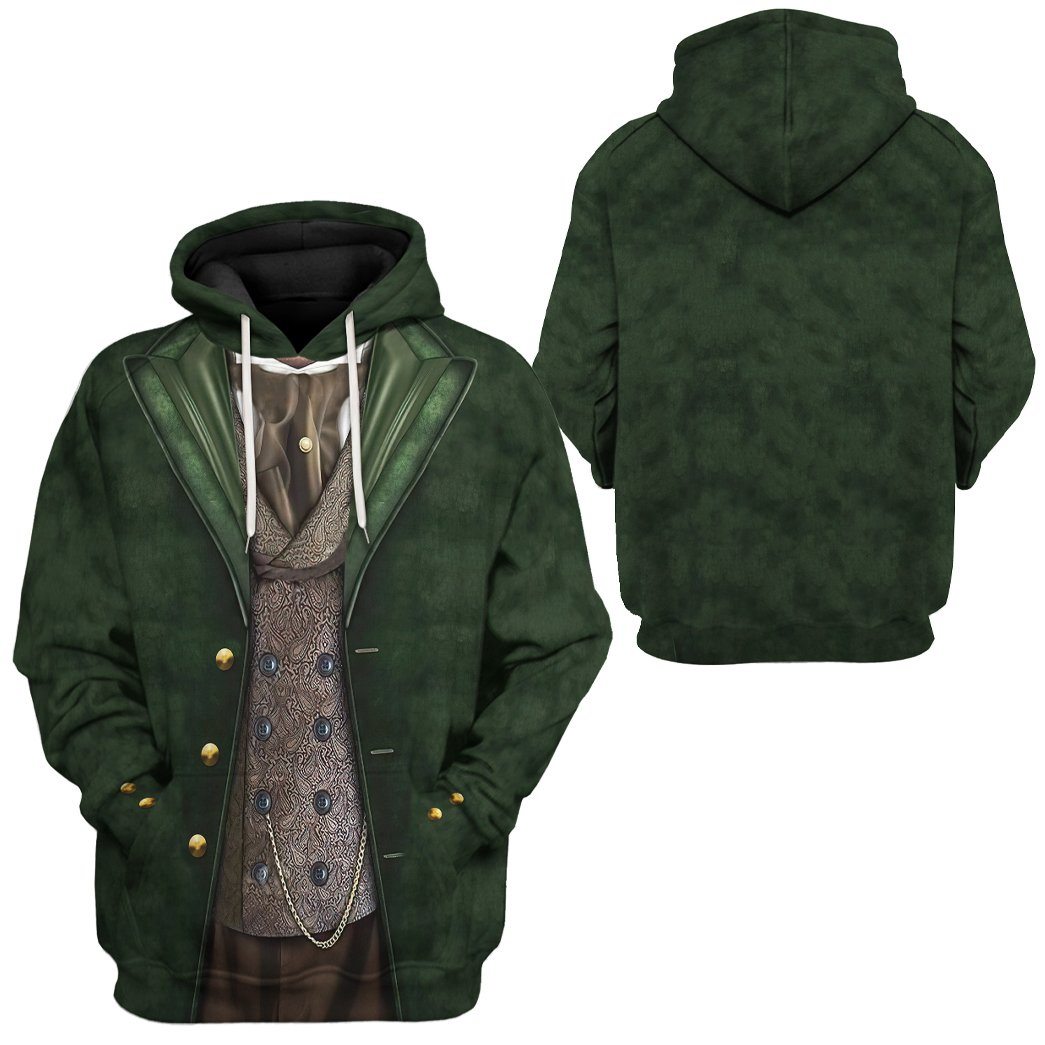 Doctor Who Hoodie Doctor Who 8th Suit Costume T-shirt Green Unisex