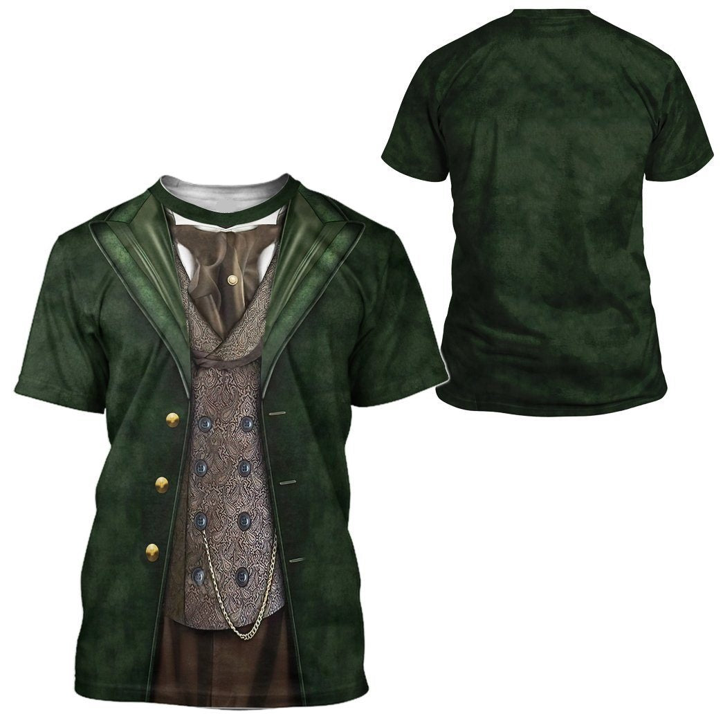 Doctor Who Hoodie Doctor Who 8th Suit Costume T-shirt Green Unisex