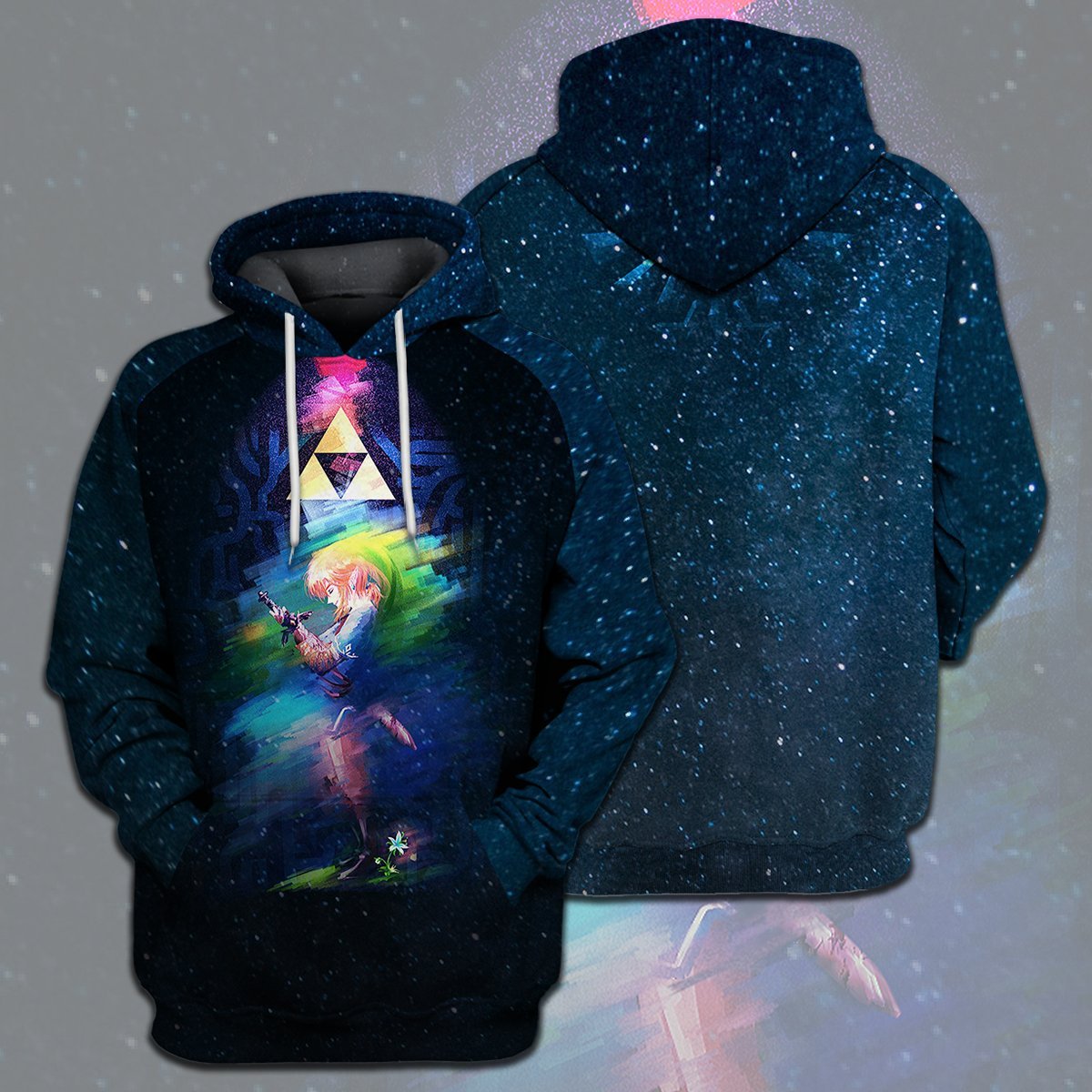 Legend Of Zelda T-shirt Galaxy Link Swordmaster Triforce T-shirt Legend Of Zelda Hoodie