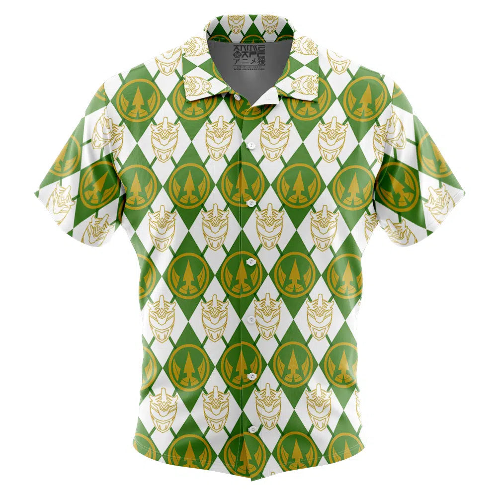 Argyle Lord Drakkon Ranger Power Ranger Button Up Hawaiian Shirt