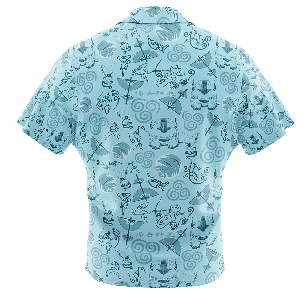 Air Nomads Avatar The Last Airbender Button Up Hawaiian Shirt
