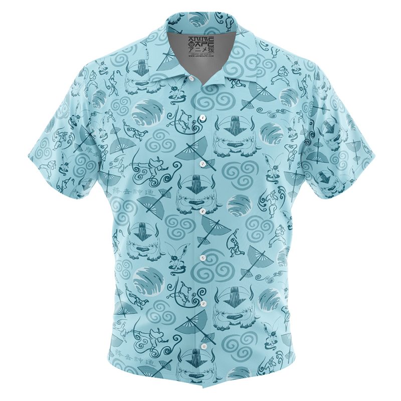 Air Nomads Avatar The Last Airbender Button Up Hawaiian Shirt