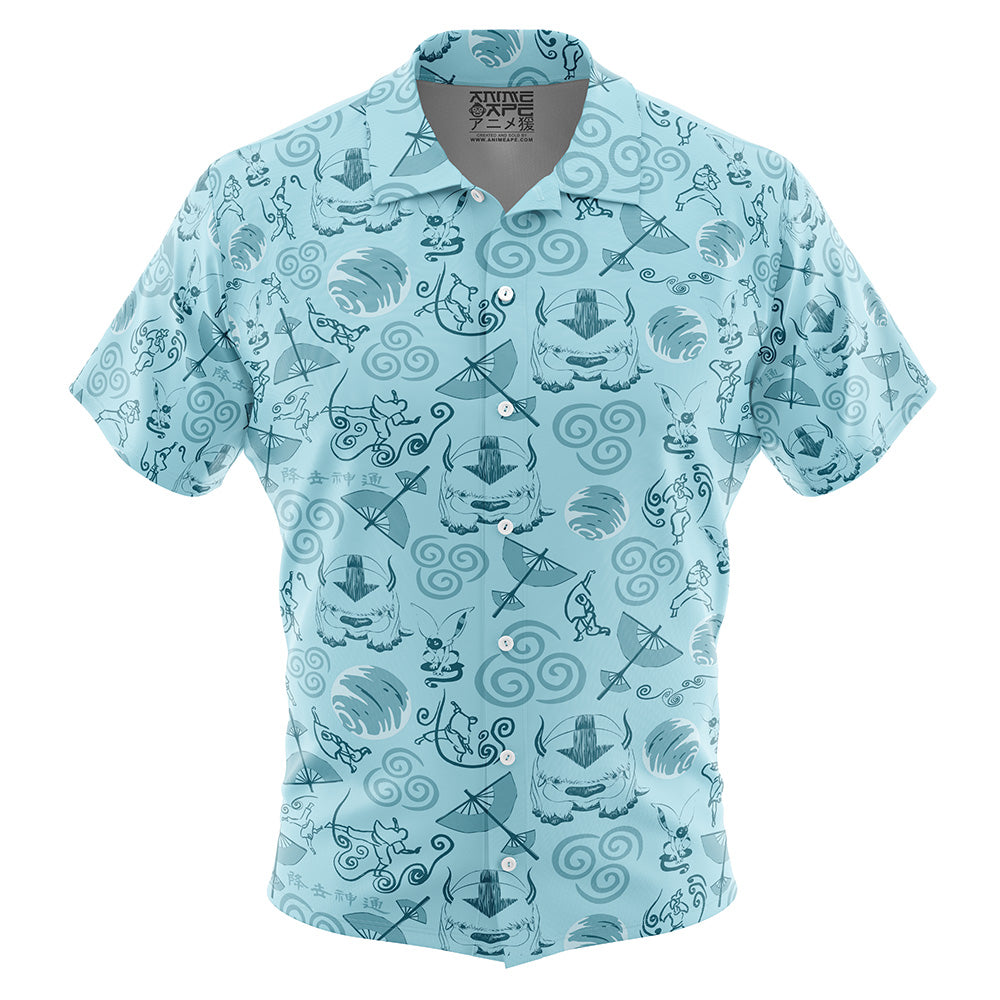 Air Nomads Avatar The Last Airbender Button Up Hawaiian Shirt